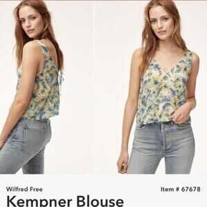 Aritzia Wilfred Free Kempner Blouse  - XS